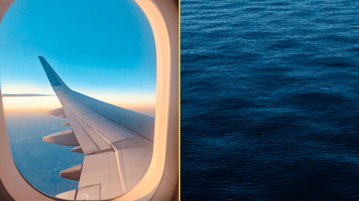 Pilot explains what happens when there’s an emergency over the ocean