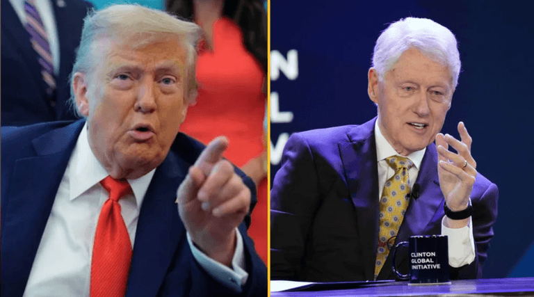 Trump defends ‘big boy’ Clinton over Epstein files photos Trump defends ‘big boy’ Clinton over Epstein files photos