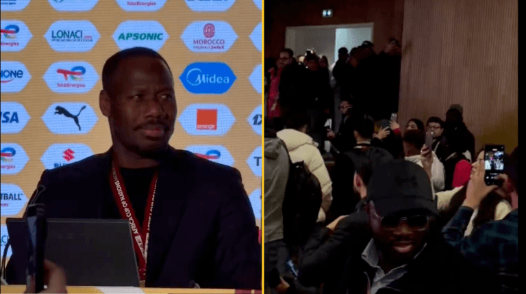 Senegal manager storms out of press conference after jeers from Moroccan reporters Senegal manager storms out of press conference after jeers from Moroccan reporters