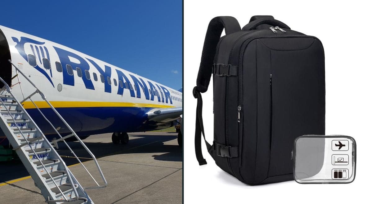 ‘Perfect’ cabin bag approved by Ryanair slashed to less than £18