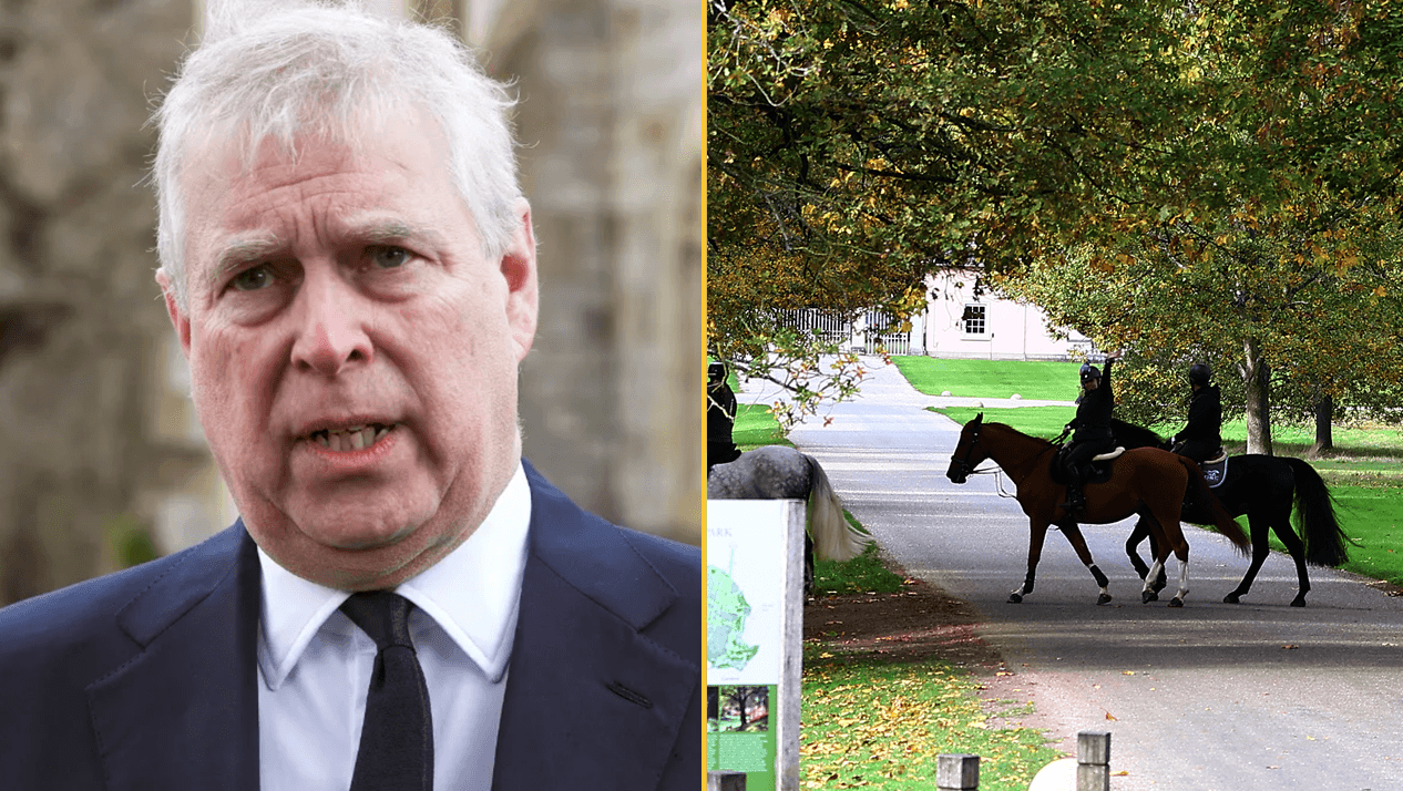 Andrew ‘banned’ from horse riding since being arrested