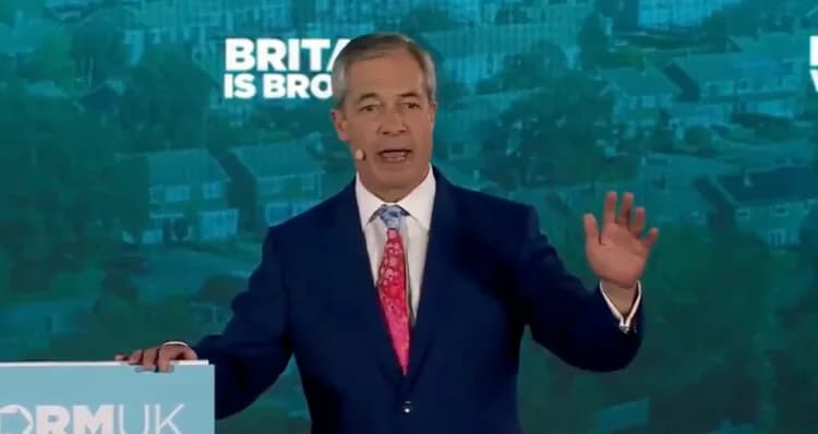 Farage mocked after explaining why Reform MPs walked out of PMQs