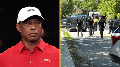 Tiger Woods involved in serious roll over car crash