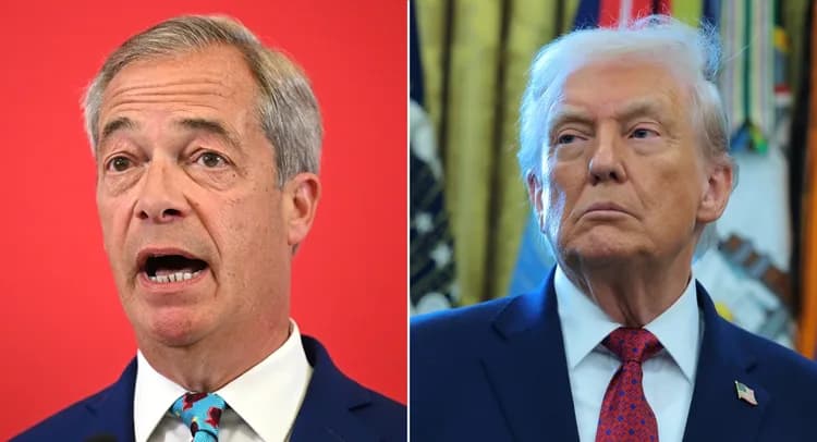 Embarrassment for Farage as he’s blanked by Trump on Mar-a-Lago visit