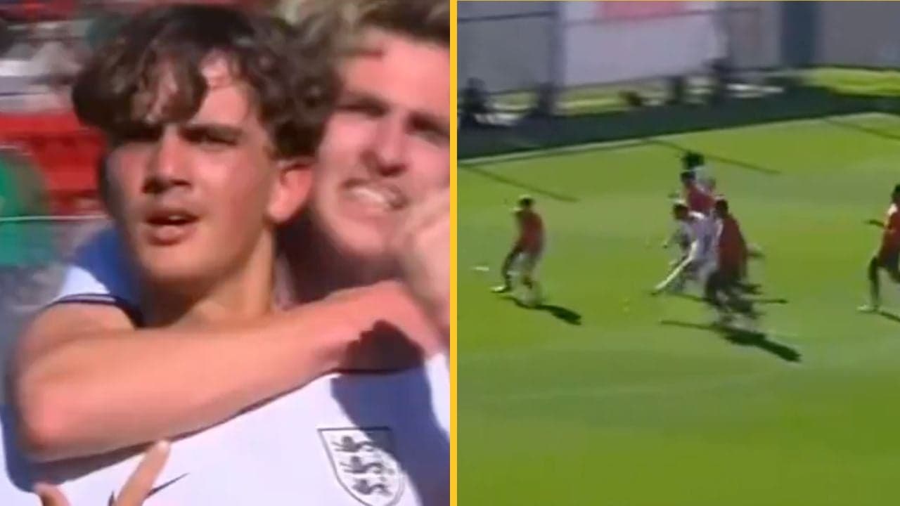 WATCH: Arsenal’s Max Dowman scores ridiculous solo goal for England Under-19s