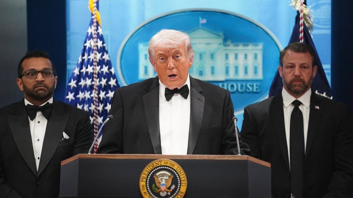 Trump claims shooting would ‘never have happened’ if White House had a ballroom