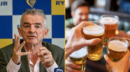Ryanair boss Michael O’Leary calls for morning booze ban at airports
