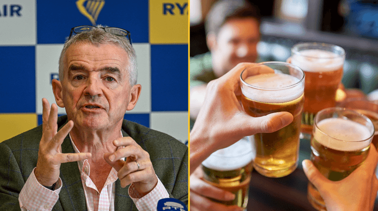 Ryanair boss calls for booze ban on early morning flights Ryanair boss calls for booze ban on early morning flights