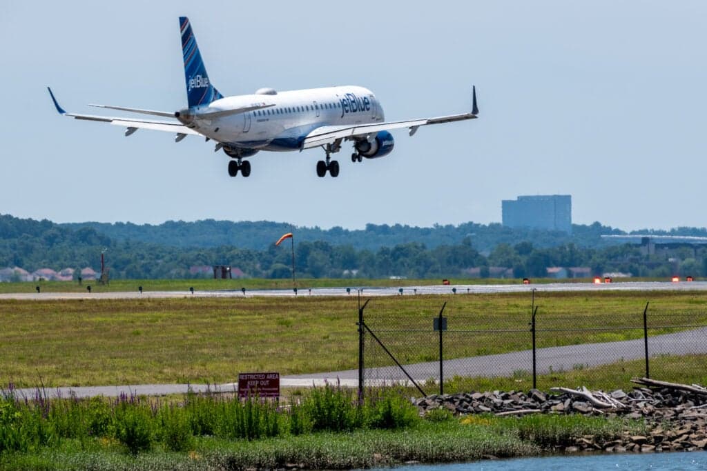 Plane carrying over 100 people collides with drone while landing