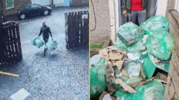 Fly-tipper hit with instant karma as his rubbish re-dumped on his doorstep