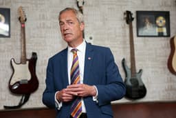 Man arrested over social media threat to ‘shoot Farage in the head’