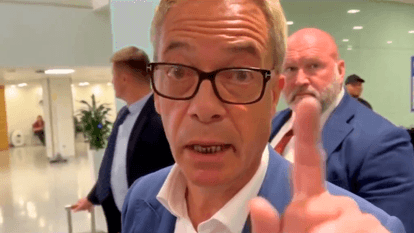Nigel Farage has meltdown after being asked about undeclared gifts from convicted criminal