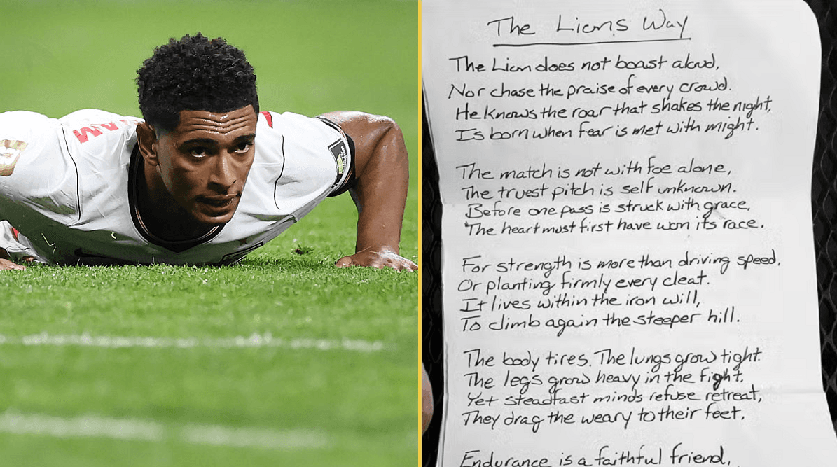 Jude Bellingham pens emotional letter to England fans following World Cup exit