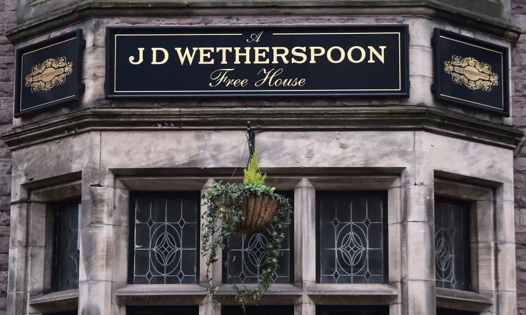 Wetherspoons issues surprising ban to keep pubs ‘oasis of tranquillity’