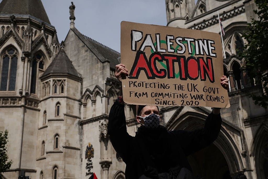 Palestine Action designated a terrorist group by the US