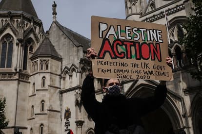 Palestine Action designated a terrorist group by the US