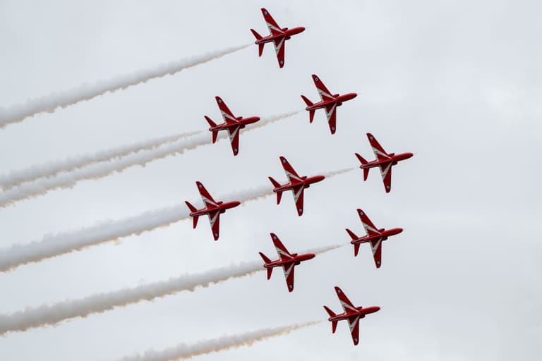 Red Arrows pull out of UK air shows after Canada delay