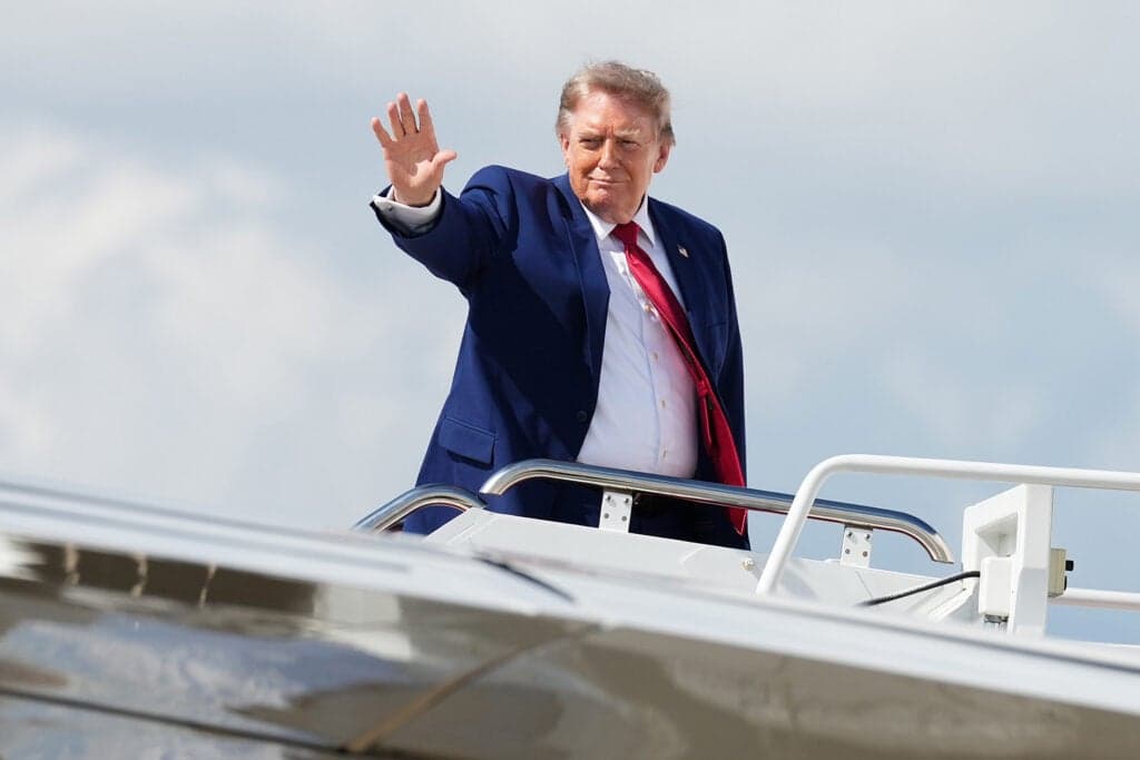 Donald Trump ‘forced to hide in catering cart’ in secret plane swap after assassination threat