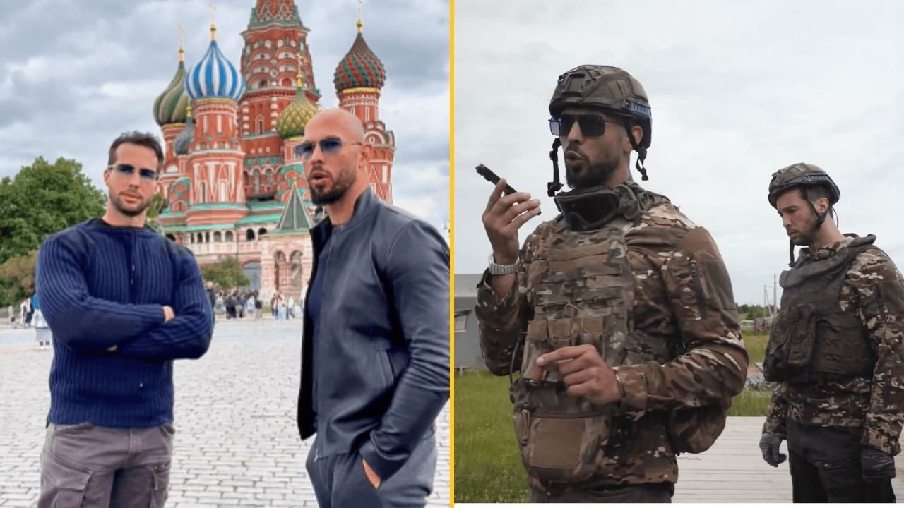 Tate brothers referred to counter-terror police by Tory MP over alleged propaganda trip to Russia