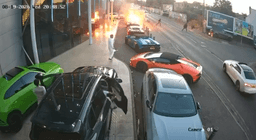 Super cars petrol bombed during wedding in UK city