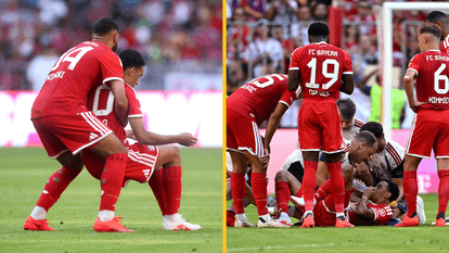Update after Germany star collapses on pitch for Bayern Munich