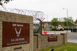 Villager reveals chilling discovery near RAF base before five men arrested