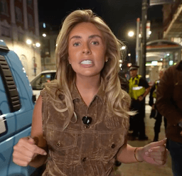 Bonnie Blue criticises police after six officers check her ‘Bang Bus’