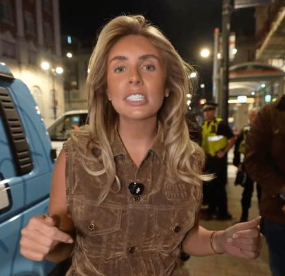 Bonnie Blue criticises police after six officers check her ‘Bang Bus’
