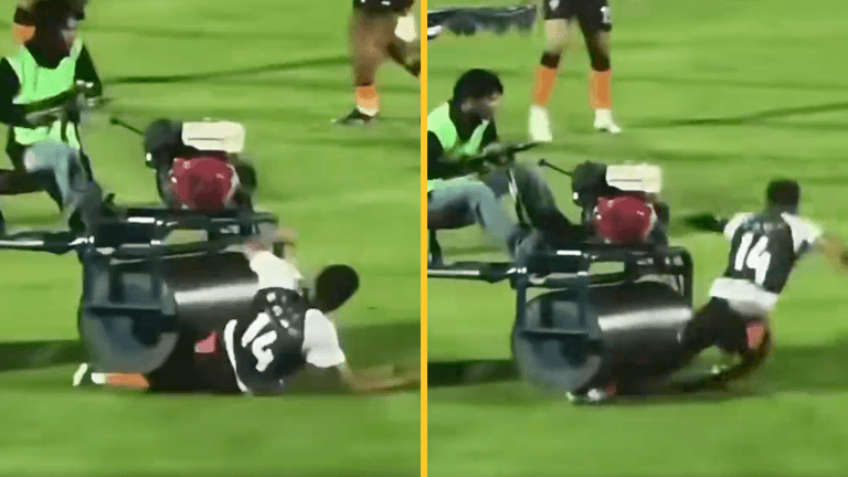 Former England star gets run over by vehicle during match Former England star gets run over by vehicle during match