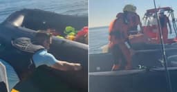 Police launch probe into Danny Tommo after he slashes dinghy while rescue worker onboard