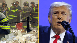 Trump claims he was carried away by firefighters after 9/11 attacks
