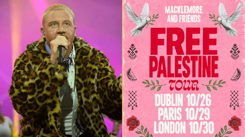 Macklemore’s ‘Free Palestine Tour’ date in Dublin sells out in just five minutes