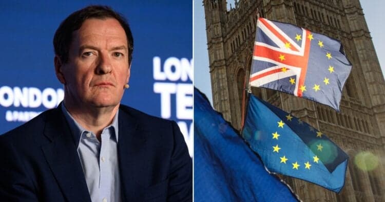 George Osborne urges UK to rejoin EU customs union to reverse Brexit disaster
