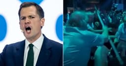 Jenrick says pensioner who hit woman with crutch at Reform conference should get a medal