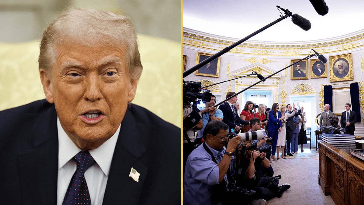 Trump announces ban on a number of media organisations from White House