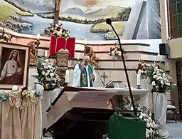 Priest dies after massive crucifix falls onto him during livestreamed mass