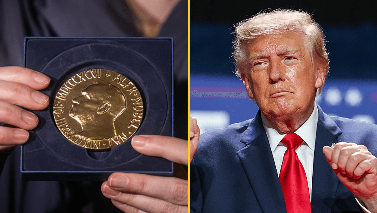 Trump fails to get Nobel Peace Prize yet again as human rights campaigner is awarded