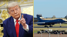 Trump says there were new ‘threats’ which led to US pulling bombers from RAF Fairford