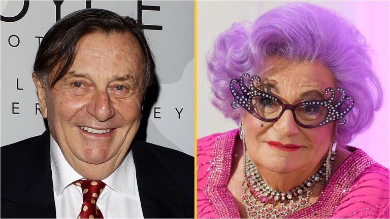 Barry Humphries in ‘serious’ condition in hospital as family gather at bedside