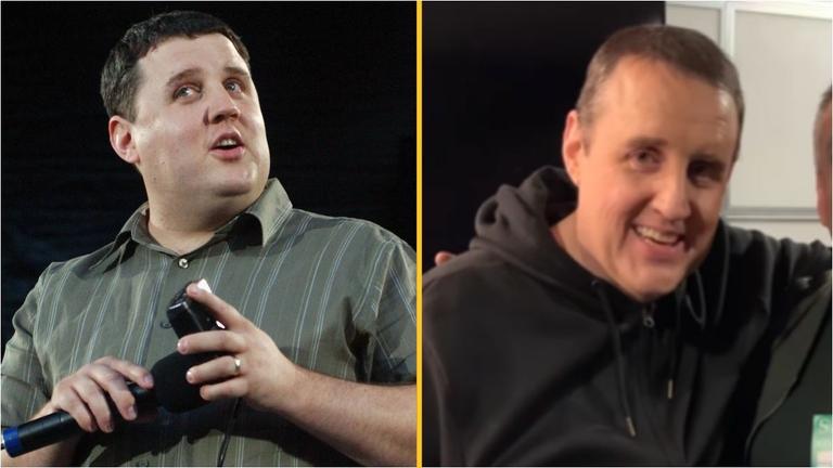 Peter Kay fans stunned by his new look in rare backstage clip