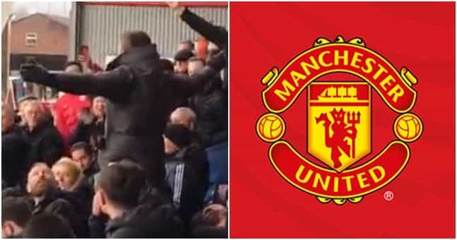 Michael Carrick was singing in the away end with Man United fans against Burnley Michael Carrick was singing in the away end with Man United fans against Burnley