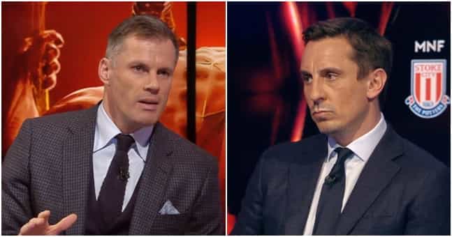 Jamie Carragher and Gary Neville got into a heated debate about Alexis Sanchez Jamie Carragher and Gary Neville got into a heated debate about Alexis Sanchez
