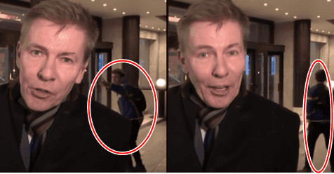 Couple caught having huge row live on Channel 4 News Couple caught having huge row live on Channel 4 News