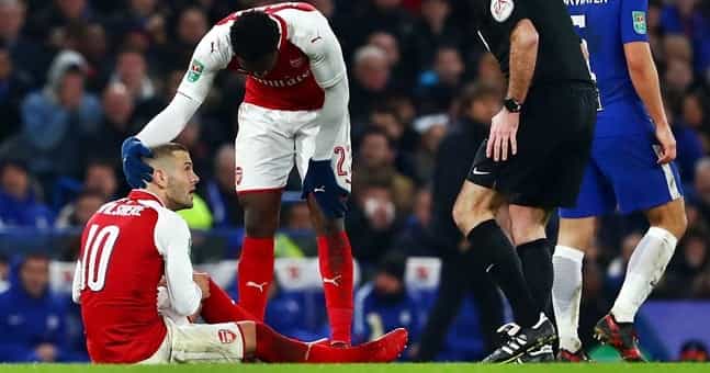 Jack Wilshere injured again after unfortunate incident Jack Wilshere injured again after unfortunate incident