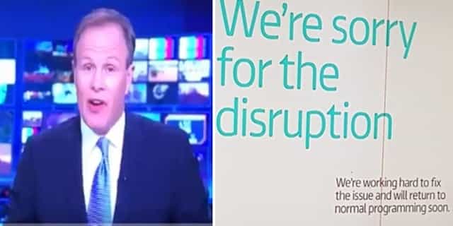 The ITV News had to be evacuated on live TV and plenty of people noticed The ITV News had to be evacuated on live TV and plenty of people noticed