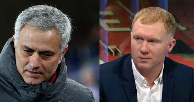 Jose Mourinho hits back at Paul Scholes for recent criticism Jose Mourinho hits back at Paul Scholes for recent criticism