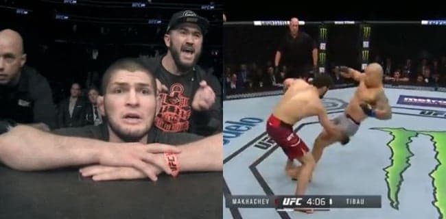 Khabib Nurmagomedov’s reaction to Islam Makhachev’s brutal knockout really said it all Khabib Nurmagomedov’s reaction to Islam Makhachev’s brutal knockout really said it all