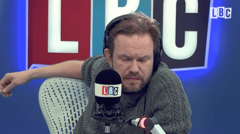 Radio bore James O’Brien is a menacing threat Radio bore James O’Brien is a menacing threat