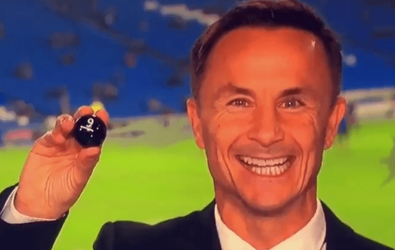 Viewers are confused by Dennis Wise’s behaviour during the FA Cup draw Viewers are confused by Dennis Wise’s behaviour during the FA Cup draw
