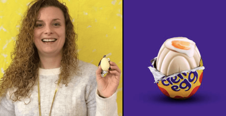 The first white Cadbury Creme Egg has been found The first white Cadbury Creme Egg has been found